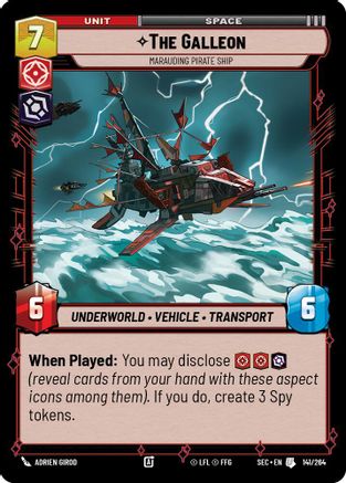 Image of The Galleon - Marauding Pirate Ship (141/264) - Secrets of Power