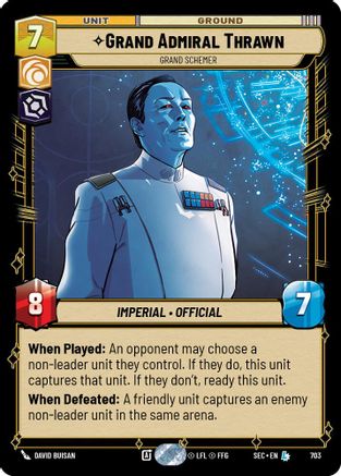 Image of Grand Admiral Thrawn - Grand Schemer (193/264) - Secrets of Power