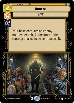 Image of Arrest (195/264) - Secrets of Power