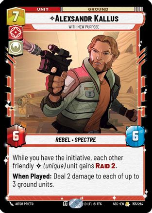 Image of Alexsandr Kallus - With New Purpose (155/264) - Secrets of Power