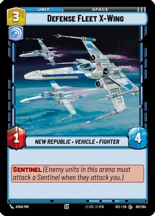 Image of Defense Fleet X-Wing (60/264) - Secrets of Power