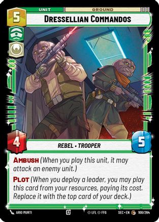 Image of Dressellian Commandos (100/264) - Secrets of Power