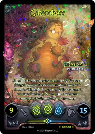 Image of Baraboss (DCP-18) - Divine Champions Lifestream Promos Holo