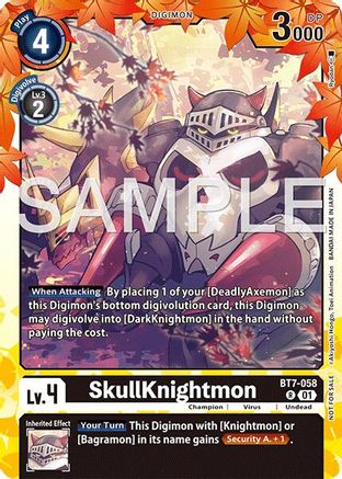 Image of SkullKnightmon (Regulation Battle Vol. 3 Winner) (BT7-058) - Next Adventure Foil