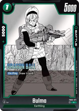 Image of Bulma - FB03-071 (FB03-071) - Manga Booster 02 Holofoil