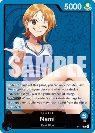 Image of Nami - P-117 (P-117) - One Piece Promotion Cards