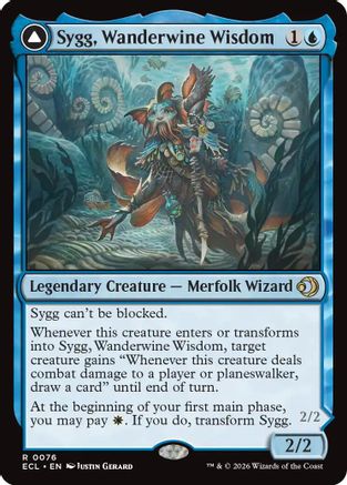 Image of Sygg, Wanderwine Wisdom (ECL-076) - Lorwyn Eclipsed