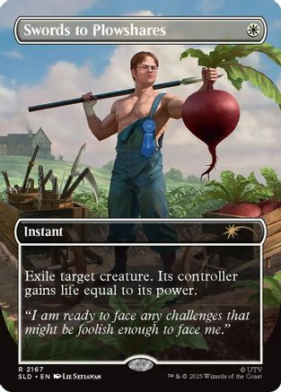 Image of Swords to Plowshares (2167) (SLD-2167) - Secret Lair Drop Series Foil