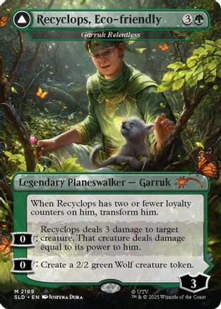 Image of Recyclops, Eco-friendly - Garruk Relentless (SLD-2169) - Secret Lair Drop Series