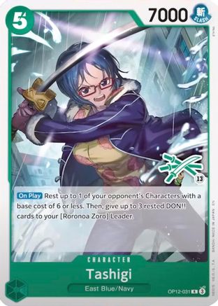Image of Tashigi (Zoro Deck) (OP12-031) - Learn Together Deck Set