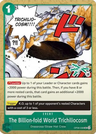 Image of The Billion-fold World Trichiliocosm (Zoro Deck) (OP06-038) - Learn Together Deck Set
