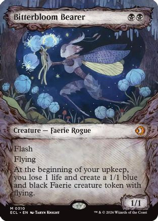 Image of Bitterbloom Bearer (Showcase) (ECL-310) - Lorwyn Eclipsed Foil