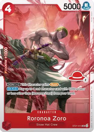 Image of Roronoa Zoro - ST21-015 (Luffy Deck) (ST21-015) - Learn Together Deck Set