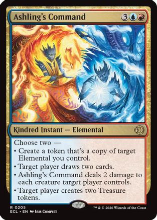 Image of Ashling's Command (ECL-205) - Lorwyn Eclipsed Foil