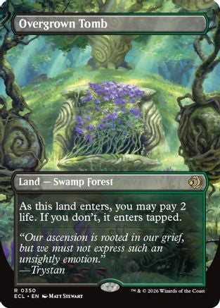 Image of Overgrown Tomb (Borderless) (ECL-350) - Lorwyn Eclipsed