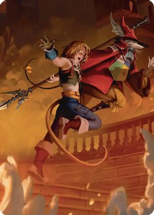 Image of Search for Dagger Scene Art Card (ASFIN-018) - Art Series: FINAL FANTASY