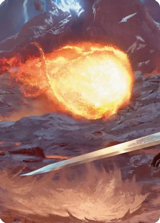 Image of Duelist's Flame Scene Art Card (ASFIN-011) - Art Series: FINAL FANTASY