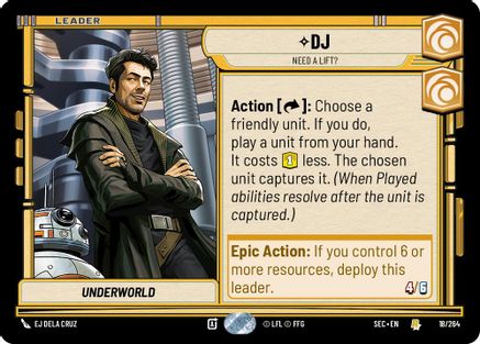 Image of DJ - Need a Lift? (18/264) - Secrets of Power