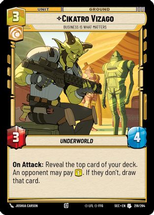 Image of Cikatro Vizago - Business is What Matters (218/264) - Secrets of Power