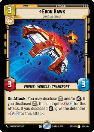 Image of Ebon Hawk - Cause and Effect (219/264) - Secrets of Power