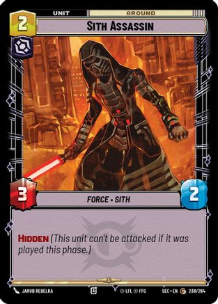 Image of Sith Assassin (238/264) - Secrets of Power