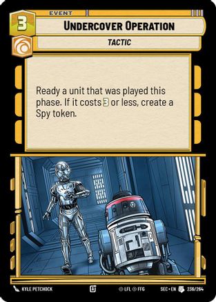 Image of Undercover Operation (236/264) - Secrets of Power