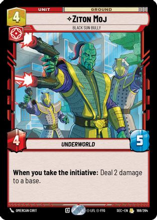 Image of Ziton Moj - Black Sun Bully (168/264) - Secrets of Power