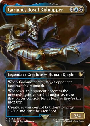 Image of Garland, Royal Kidnapper (Borderless) (FIC-442) - Commander: FINAL FANTASY