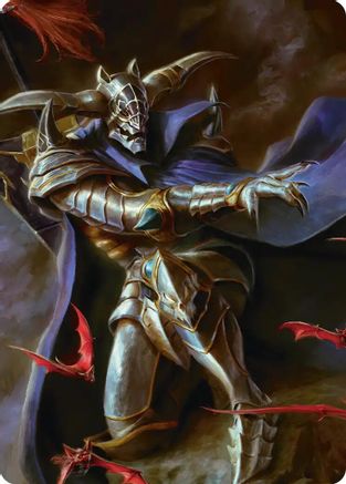 Image of Garland, Royal Kidnapper Scene Art Card (ASFIN-001) - Art Series: FINAL FANTASY