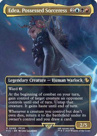Image of Edea, Possessed Sorceress (Borderless) (FIC-448) - Commander: FINAL FANTASY