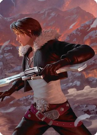 Image of Squall, Gunblade Duelist Scene Art Card (ASFIN-012) - Art Series: FINAL FANTASY
