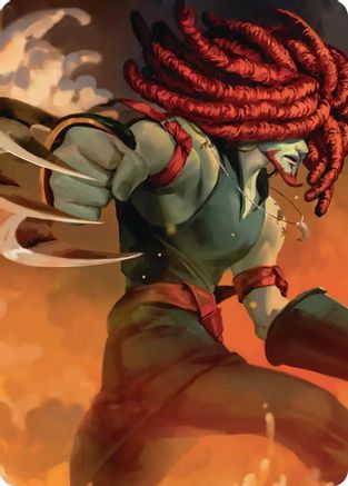 Image of Amarant Coral Scene Art Card (ASFIN-016) - Art Series: FINAL FANTASY