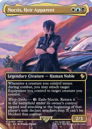 Image of Noctis, Heir Apparent (Borderless) (FIC-460) - Commander: FINAL FANTASY