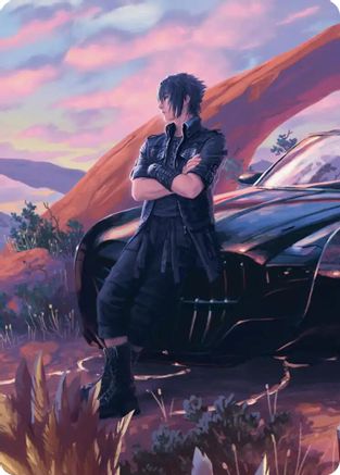 Image of Noctis, Heir Apparent Scene Art Card (ASFIN-019) - Art Series: FINAL FANTASY