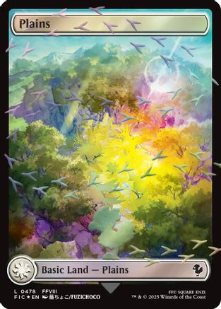 Image of Plains (Chocobo Track Foil) (FIC-478) - Commander: FINAL FANTASY Foil