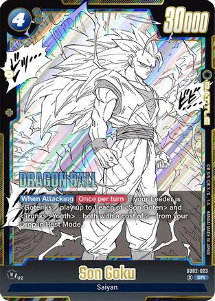 Image of Son Goku - SB02-023 (SB02-023) - Manga Booster 02 Holofoil