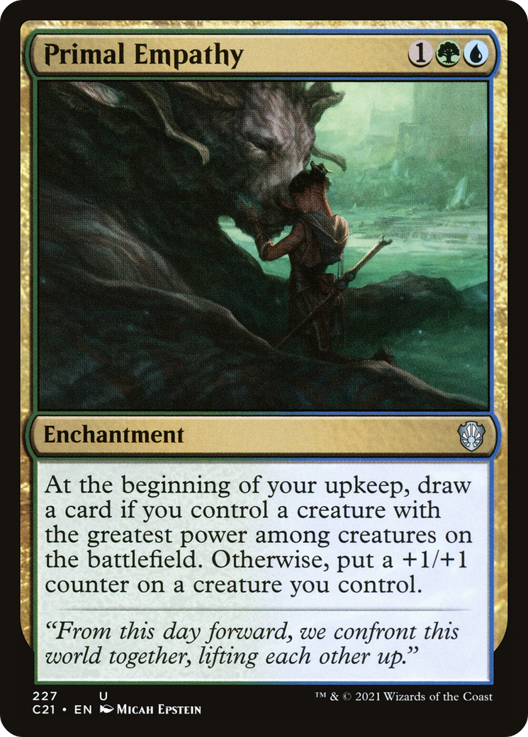 Image of Primal Empathy (C21-227) - Commander 2021