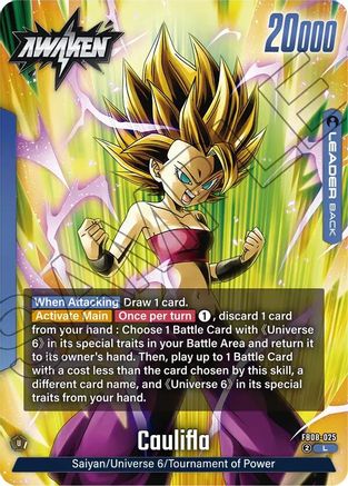 Image of Caulifla - FB08-025 (FB08-025) - Saiyans Pride
