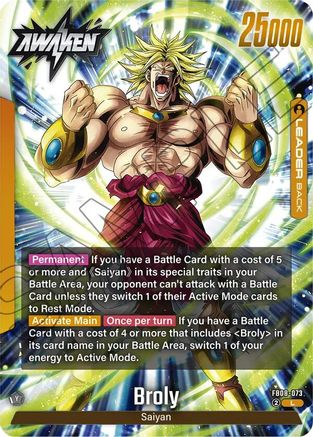 Image of Broly - FB08-073 (FB08-073) - Saiyans Pride