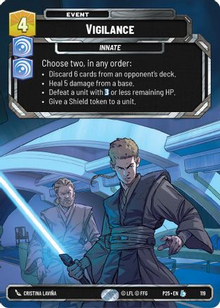 Image of Vigilance (119) - Sector and Regional Promos Season 1 Foil