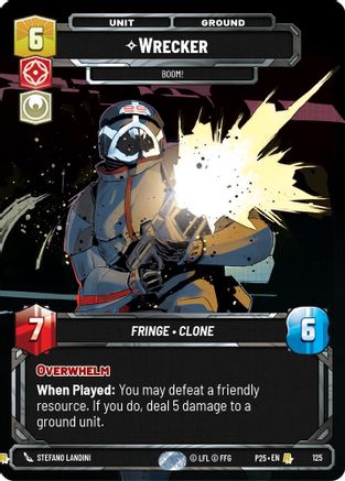 Image of Wrecker - Boom! (125) - Sector and Regional Promos Season 1 Foil