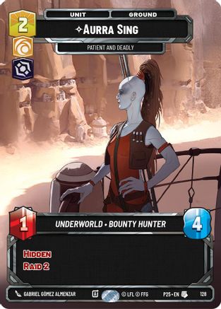 Image of Aurra Sing - Patient and Deadly (128) - Sector and Regional Promos Season 1 Foil