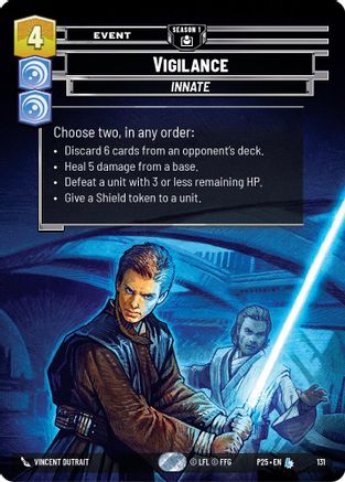 Image of Vigilance (131) (131) - Sector and Regional Promos Season 1 Foil