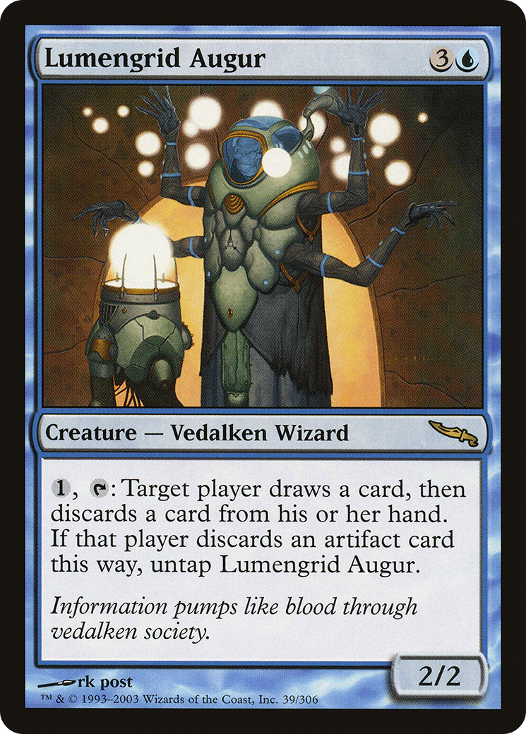 Image of Lumengrid Augur (MRD-039) - Mirrodin