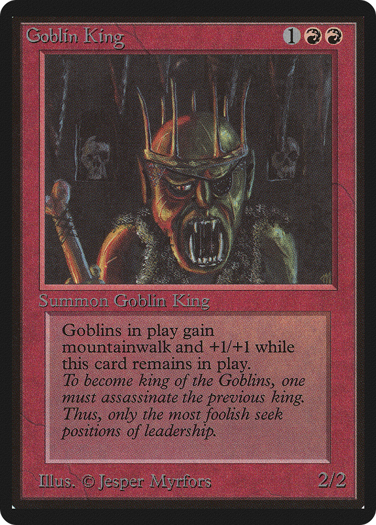 Image of Goblin King (LEB-) - Limited Edition Beta