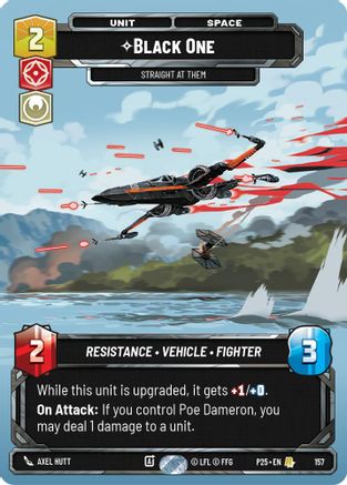 Image of Black One - Straight At Them (157) - Sector and Regional Promos Season 1 Foil