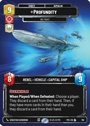 Image of Profundity - We Fight! (159) - Sector and Regional Promos Season 1 Foil