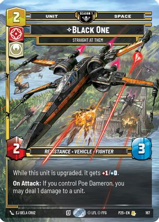 Image of Black One - Straight At Them (167) (167) - Sector and Regional Promos Season 1 Foil