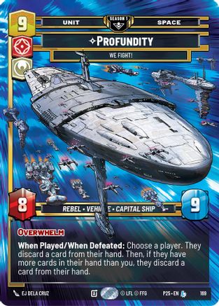 Image of Profundity - We Fight! (169) (169) - Sector and Regional Promos Season 1 Foil