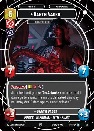 Image of Darth Vader - Scourge of Squadrons (171) - Sector and Regional Promos Season 1 Foil